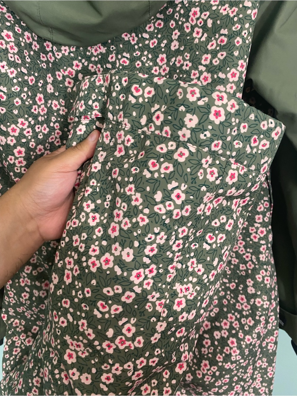 Free People Oneskee Original Pro Floral Snow Suit Green Small - Picture 12 of 15